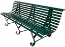 Banc de jardin "Square" 3 pieds - longueur 195 cm 