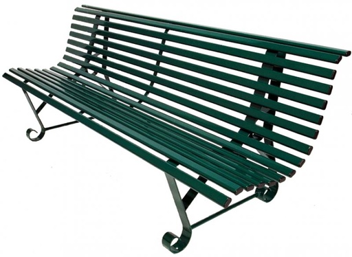 [10003] Banc de jardin "Square" 2 pieds - longueur 195 cm