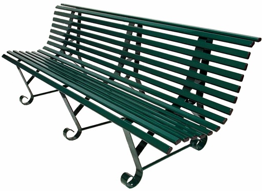 [10303] Banc de jardin "Square" 3 pieds - longueur 195 cm 