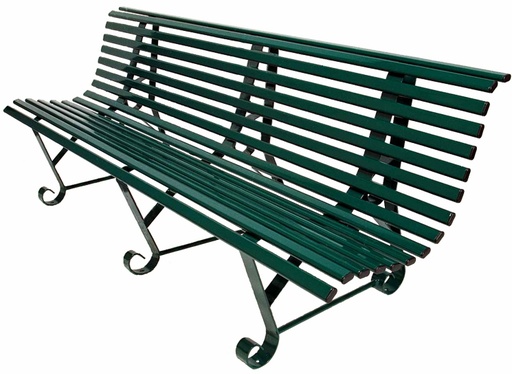 [10303] Banc de jardin "Square" 3 pieds - longueur 195 cm 